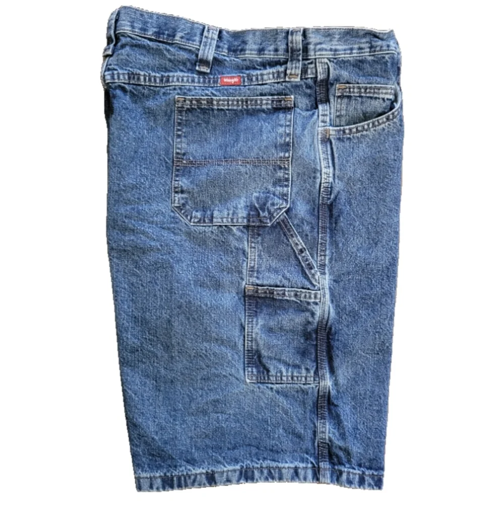 Wrangler Blue Jean Shorts With Relaxed Fit Size 44